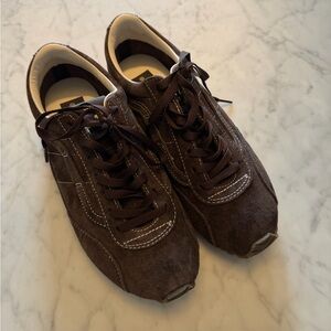 Vans Premium Super Lowpro Trainer brown suede